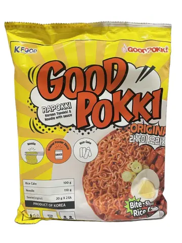 GOODPOKKI Rice Cake Original POUCH 250g | GOODPOKKI 炒年糕 原味 250g
