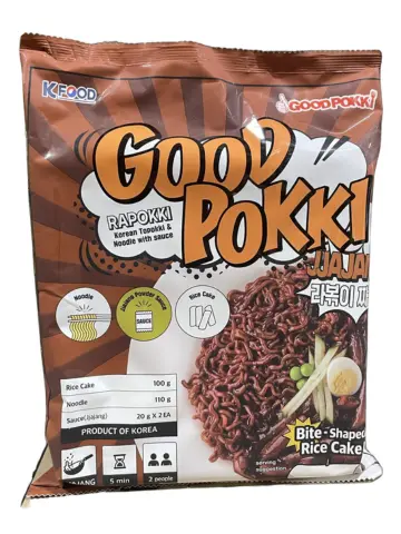 GOODPOKKI Rice Cake Jjajang POUCH 250g | GOODPOKKI 炒年糕 炸酱味 250g