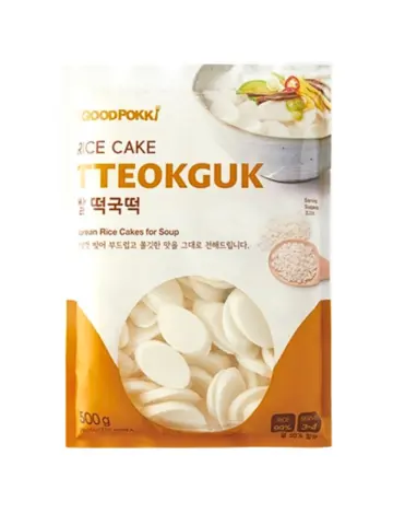 GOODPOKKI 年糕片 500g | GOODPOKKI Tteokguk Rice Cake SLICE 500g