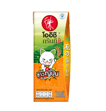 OISHI Green Tea Genmai Flavor 180ml | OISHIi 绿茶 玄米味 180ml