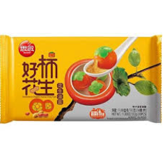 Täytetyt riisipallot, maapähkinämaku (persimonin muotoinen) 312g | 思念 好柿花生汤圆 312g