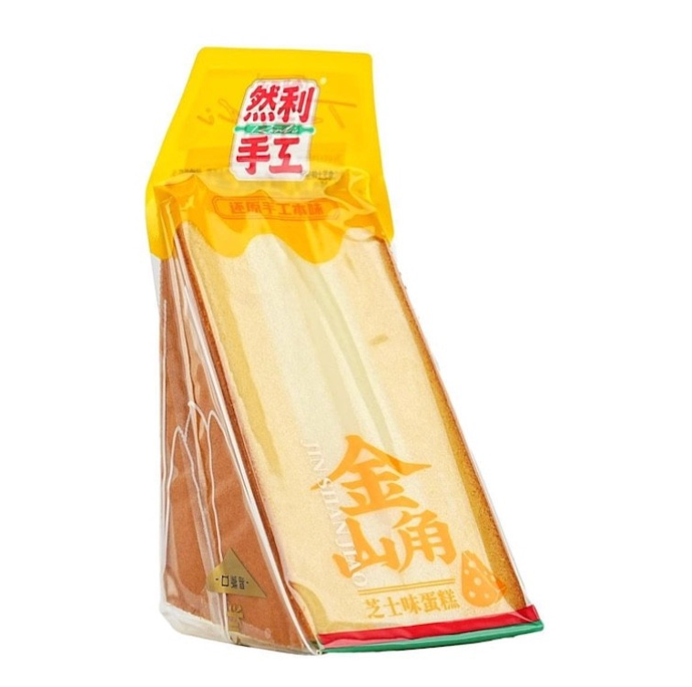 RANLI Baked Cake Cheese Flavor 95g | 然利 金山角 芝士蛋糕 95g