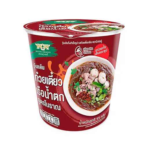 NOODLE KING 速食炒粉丝 泰式辣酱味 碗装 60g | NOODLE KING Instant Stir-Fly Glass Noodles Thai Hot Sauce Cup 60g