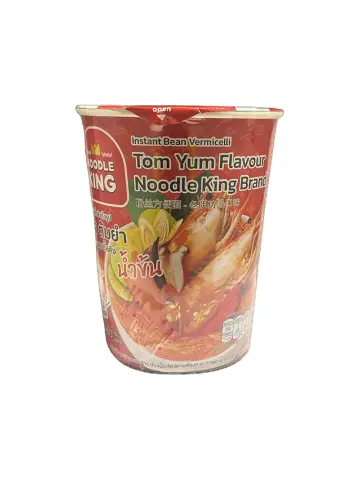 NOODLE KING 速食粉丝 冬阴功味 碗装 60g | NOODLE KING Instant Glass Noodles Tom Yum Flavor Cup 60g