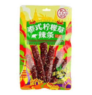 FTW Latiao Lemongrass Light Spicy Flavor 98g | 翻天娃 泰式柠檬草辣条 轻辣味 98g