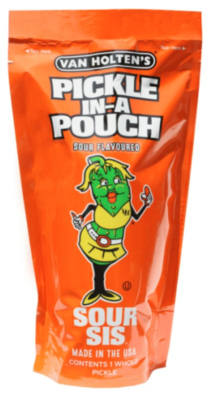 VAN HOLTEN'S  VAN HOLTEN'S 酸妹泡菜 酸味 袋装 306g | VAN HOLTEN'S Sour Sis Pickle In-A Pouch Sour Flavor 306g