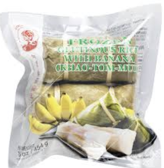 COCK Frozen Glutinous Rice Cake With Banana 454g | COCK 香蕉糯米粿 454g