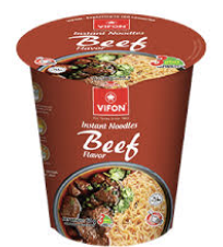 VIFON 方便面 牛肉味 杯装 60g | VIFON Instant Noodle Beef Flavor Cup 60g
