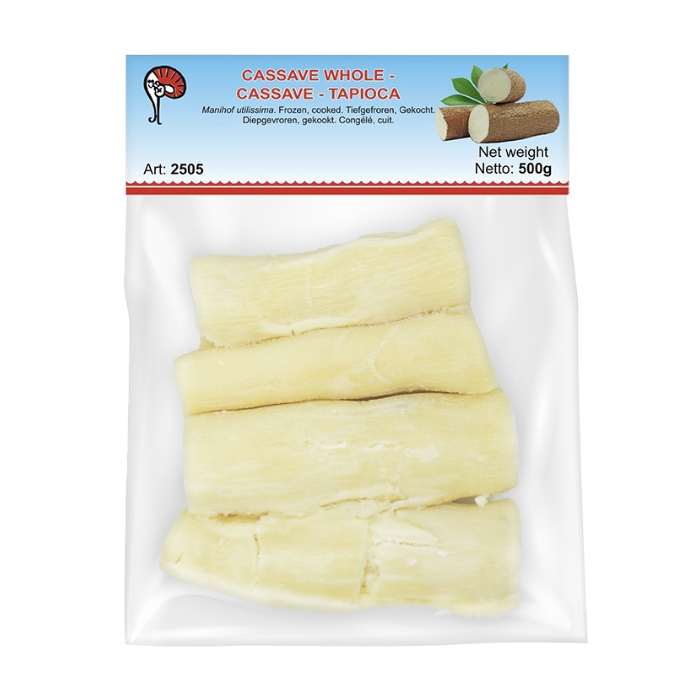 MOOIJER Frozen Cassava Whole Cooked 500g | MOOIJER 冷冻 整根熟木薯 500g