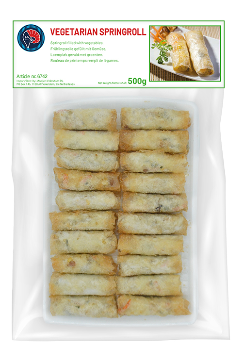 MOOIJER Spring Roll Vegetarian Cha Gio Chay 500g | MOOIJER 越南春卷 素食春卷 500g