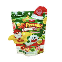 COKOC Peelable Gummies Mixed Fruit Flavor Xmas 60g | COKOC 可剥软糖 混合水果味 圣诞节装 60g