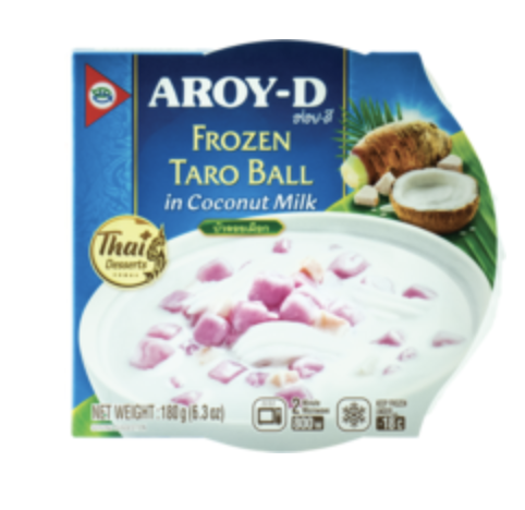 AROY-D 甜点 芋圆椰汁 180g | AROY-D Frozen Dessert Taro Ball In Coconut Milk 180g