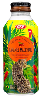 OKF Premium Caramel Macchiato Drink 390ml | OKF 精品焦糖玛奇朵饮品 390ml