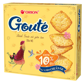 好丽友 香脆饼干 芝麻味 396g | ORION Goult Crunchy Biscuit Sesame Seed Flavor 396g