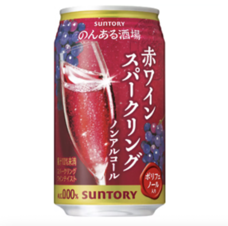 日本 三得利 无酒精饮料 红酒味 350ml | JP SUNTORY Non Alcohol Sparkling Drink Red Wine Flavor 350ml