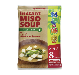 Japanilainen Marukome Ryote No Aji misokeitto tofu, kasvisversio, 8 annosta, 152 g
