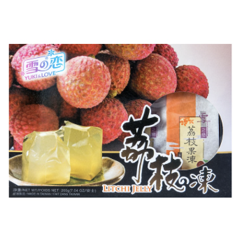 YUKI & LOVE Juice Jelly Litsin Maku 200 g | 雪の恋 荔枝冻 200g