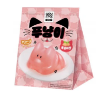 YOUUS 猫咪造型果冻 桃子味 90g | YOUUS Cat Shaped Jelly Peach Flavor 90g