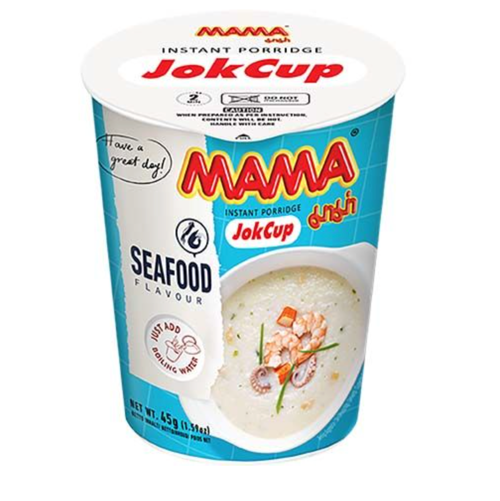 MAMA 速食粥 海鲜味 Jok Cup 45g | MAMA Rice Porridge Seafood Flavor Jok Cup 45g