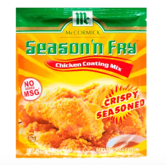 Mc CORMICK Season’n Fry Crispy Chicken Coating Mix 45g | 味好美 香脆炸鸡裹粉 45g