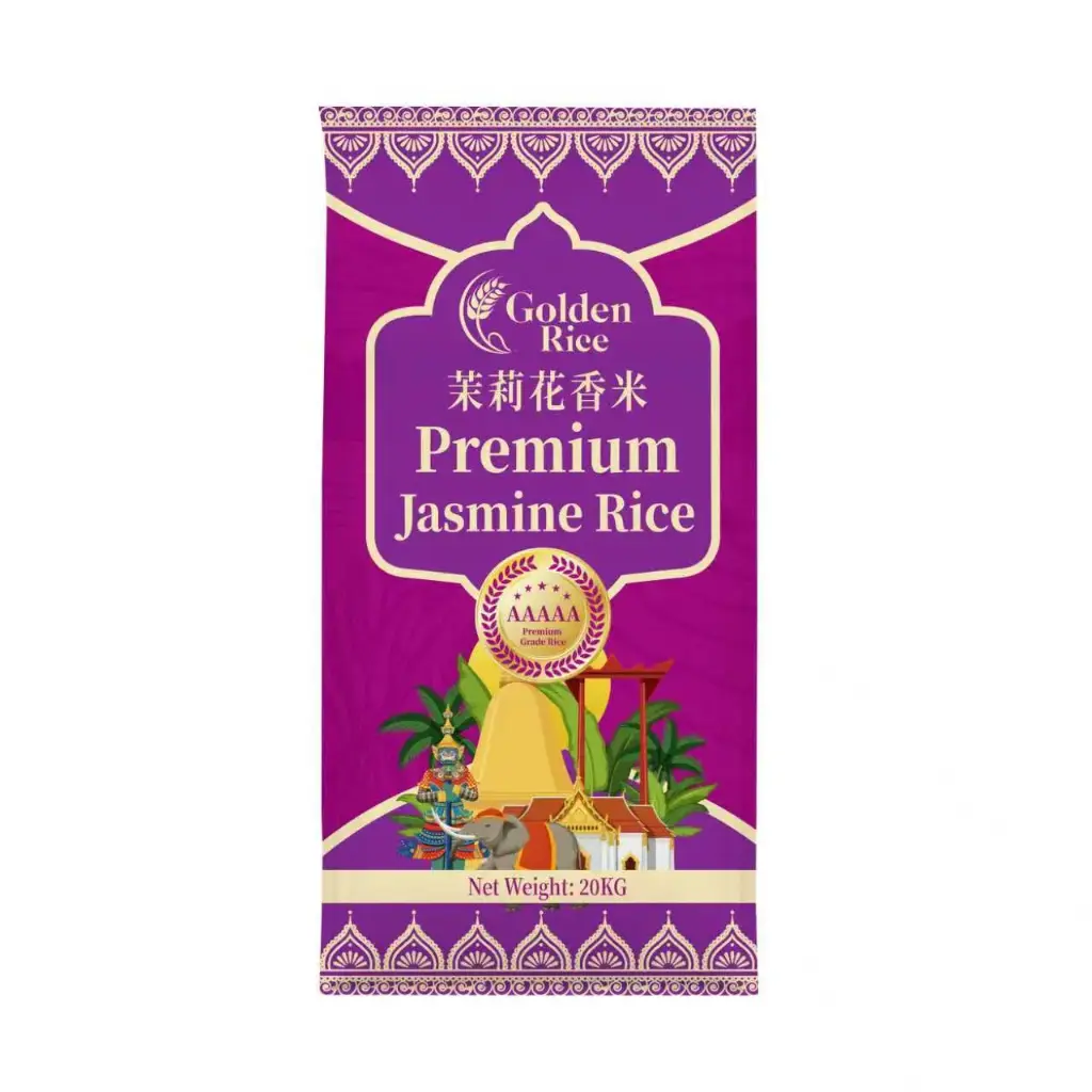 Golden Rice 柬埔寨 5A茉莉香米 20kg  | Golden Rice Cambodian Jasmine Rice 5A 20kg
