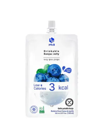 JELLY B Konjac-hyytelö Mustikan maku 150ml | JELLY B 蒟蒻果冻 蓝莓味 150ml