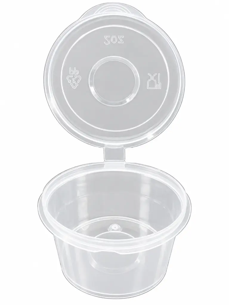 2oz Soy Sauce Take Away Box 2000sets/CTN | 2oz连盖酱油外卖盒 2000套/CTN