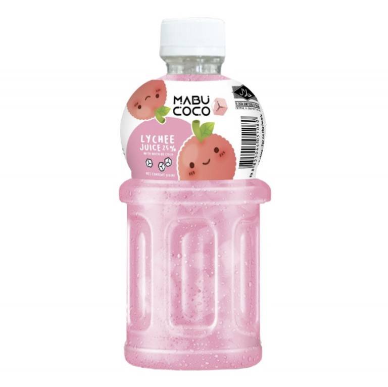 Christmas Gift MABU COCO Coconut Lychee Drink 320ml*24units/CTN | 圣诞礼物 MABU COCO 椰果荔枝汁 320ml*24units/CTN