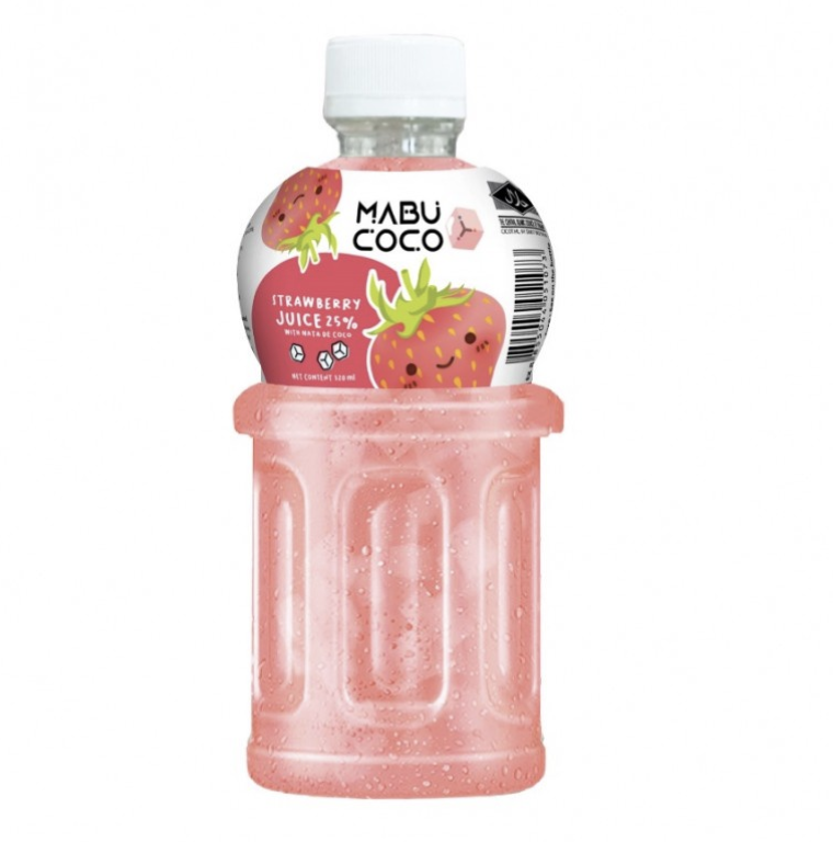 Christmas Gift MABU COCO Coconut Strawberry Drink 320ml*24units/CTN | 圣诞礼物 MABU COCO 椰果草莓汁 320ml*24units/CTN
