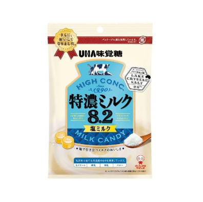 UHA Erittäin Tiivistetty Maitokarkki Suolainen Maku 75g | 悠哈 特浓牛奶糖 盐味 75g