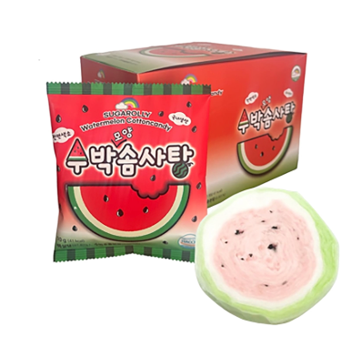 SUGAROLLY Vattuvaahto Vesimelonin Maku 10 g | SUGAROLLY 棉花糖 西瓜味 10g
