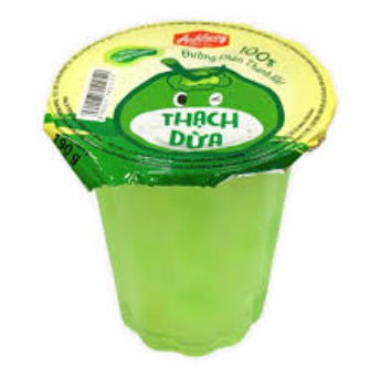 ANHHONG Nata de Coco Melonin Maku Kuppi 190 g | ANHHONG 椰果杯 哈密瓜味 190g
