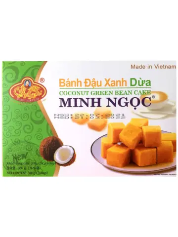 MINH NGOC Mung Bean Cake Coconut Flavor 300g | MINH NGOC 绿豆糕 椰子味 300g