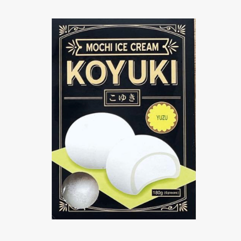 KOYUKI Mochi -jäätelö, yuzu 180g | KOYUKI 麻薯冰淇淋 柚子味 180g