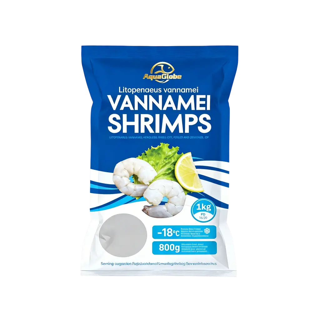金标AQUAGLOBE 白虾 虾仁 16/20 800g | GOLDEN AQUAGLOBE Vannamei Shrimps PD 16/20 800g