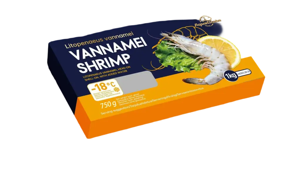 GOLDEN AQUAGLOBE HOSO Shrimp 20/30 750g | 金标AQUAGLOBE 白虾 20/30 有头有壳 750g