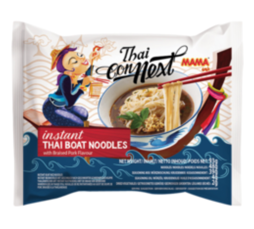 MAMA Pikanuudeli Thai Boat Noodle Pakkaus 93g | MAMA 泰式香浓船面 袋装 93g