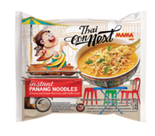 MAMA Pikanuudeli Panang Curry Pakkaus 85g | MAMA 泰式香浓方便面 帕能咖喱味 85g