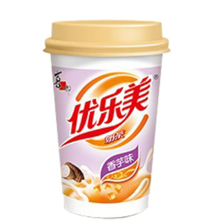 YLM Pikamaitotee Taron maku｜Nata de coco Kuppi 80g | 优乐美 椰果奶茶 香芋味 80g