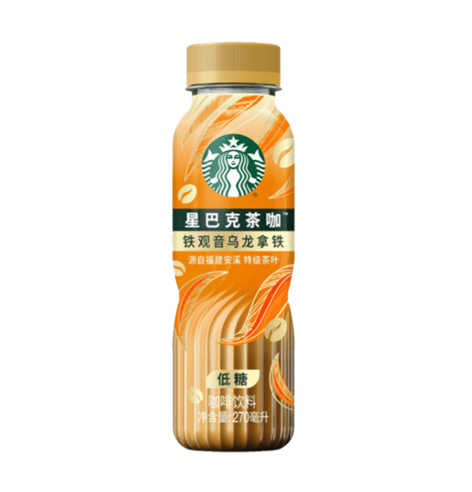 STARBUCKS Tieguanyin Oolong-latte 270ml | 星巴克 茶咖 铁观音乌龙拿铁 270ml