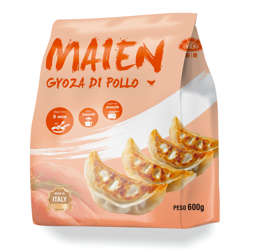 麦恩 日式鸡肉煎饺 600g | MAIEN Frozen Japanese Chicken Pan-Fried Dumplings 600g