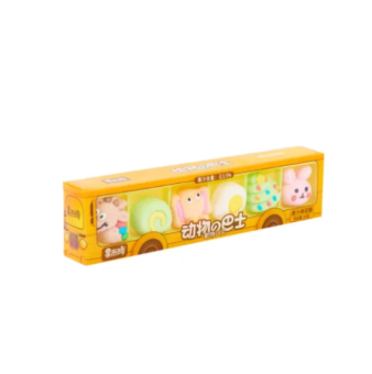 GLQ Metsäeläin-vaahtokarkit bussissa 80g | GLQ 森林动物巴士造型棉花糖 80g