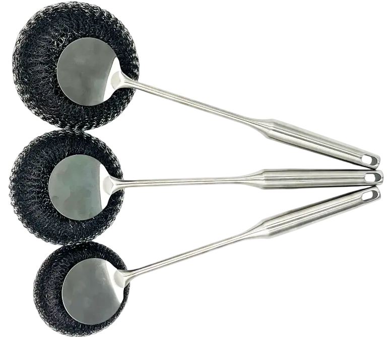 带手柄钢丝球刷 80g / 个 |  Steel Wool with Handled Scrubber 80 g 