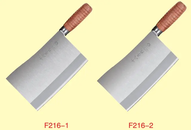 SS Round-Handle Bone Cleaver /pcs  | 十八子圆柄斩骨刀 /把