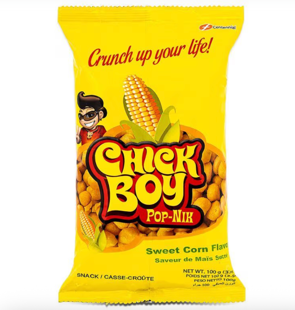 Chickboy Pop Nik maissivälipala, makean maissin maku 100g | CHICK BOY 玉米脆零食 甜玉米味 100g