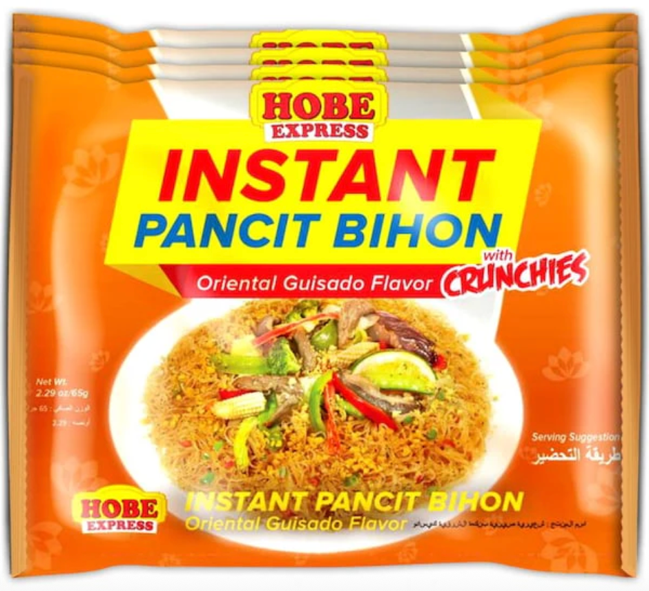 HOBE Express Instant Rice Noodles Pancit Bihon Oriental Guisado Flavor 65g | HOBE 即食米粉 东方炖煮味 65g