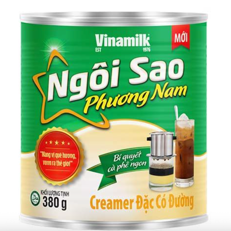 VINAMILK makeutettu kondensoitu kahvikerma 380g | VINAMILK 甜炼乳 380g