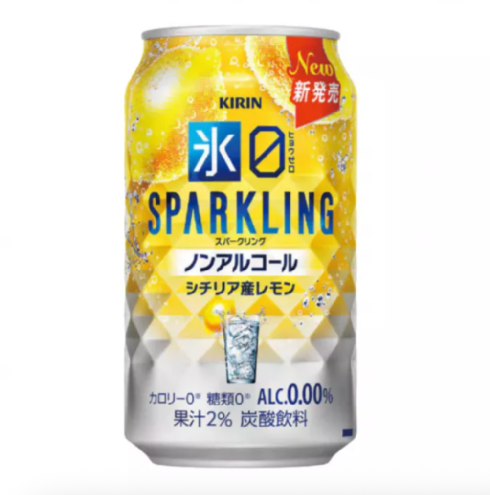 KIRIN 气泡水 柠檬味 350ml | KIRIN Sparkling Water Lemon Flavor 350ml