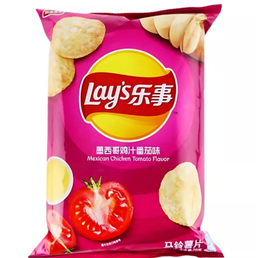 LAY’S perunalastut, meksikolaisen kanan ja tomaatin maku 40g | 乐事 薯片 墨西哥鸡汁番茄味 40g