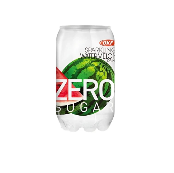 OKF sokeriton hiilihapotettu juoma, vesimelonin maku 350ml｜OKF 零糖气泡水 西瓜味 350ml